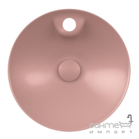 Круглая раковина на столешницу DiMarco Dama Di Venezia DM2F001MS матовая розовая