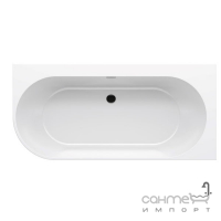 Ассиметричная акриловая ванна Ravak Freedom Corner R 1700x800 XC00100042 белая/черный перелив