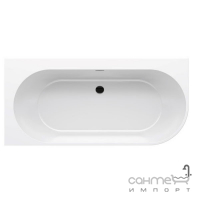 Асиметрична акрилова ванна Ravak Freedom Corner L 1700x800 XC00100043 біла/чорний перелив