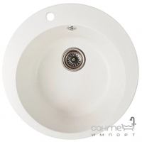 Кругла гранітна кухонна мийка Galati Elagancia кольори в асортименті