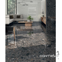 Керамогранит под камень STN Ceramica Inlay Dark Pul Rect 1200x600