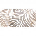 Настенная плитка декор Ceramika Color Calacatta Oro Decor Rett 600x300 (пальмовые листья)
