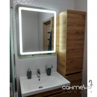 Прямоугольное зеркало с LED-подсветкой Фортуна 1000x700 FRT03-100H70
