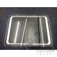 Квадратне дзеркало з LED-підсвічуванням Фортуна Омега 800х800 FRT04-80H80