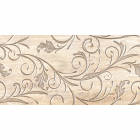 Настінна плитка декор Ceramika Konskie Izmir Inserto Rett 600x300 (рослинний орнамент)