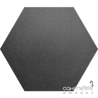 Настенная плитка гексагон декор Ceramika Konskie Hexagon Graphite A7 Inserto Ceram 14,5x12,5
