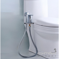 Гігієнічний душ-накладка на унітаз Frap F1250-2 хром