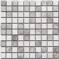 Керамическая мозаика под камень Kotto Ceramica СМ 3019 C2 gray/white 300x300х10 (25х25)