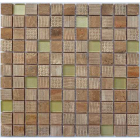 Керамическая мозаика Kotto Ceramica СМ 3040 С2 Brown/Gold 300х300х9 (25х25)