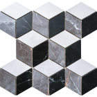 Керамічна мозаїка під камінь Kotto Ceramica CMD K91001 С3 Shine white/grey/black 290x300x10 (56x96)