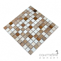 Керамічна мозаїка Kotto Ceramica СМ 3044 С3 Beige/Brown/Brown Gold 300х300х9 (25х25)