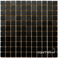 Керамическая мозаика моноколор Kotto Ceramica СМ 325014 С black 300x300х10 (25х25)