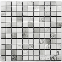 Керамічна мозаїка Kotto Ceramica СМ 3021 C3 impresion/gray/white 300х300х9 (25х25)
