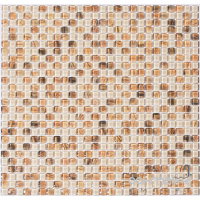 Стеклянная мозаика Kotto Ceramica GMP 410002 C2 Print 63/Beige w 300х300х4 (10х10)