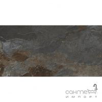 Керамограніт під камінь Baldocer Slate Black Rect 1200x600