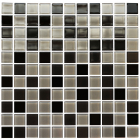 Стеклянная мозаика Kotto Ceramica GM 4008 C3 black/gray m/gray w 300х300х4 (25х25)