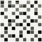 Стеклянная мозаика Kotto Ceramica GM 4034 C3 gray m/gray w/white 300х300х4 (25х25)