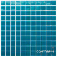 Скляна мозаїка моноколор Kotto Ceramica GM 4047 C Cerulean m 300х300х4 (25х25)