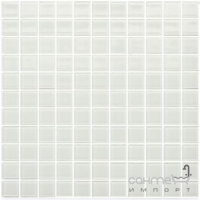 Стеклянная мозаика моноколор Kotto Ceramica GM 4050 C White 300х300х4 (25х25)