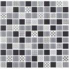 Скляна мозаїка Kotto Ceramica GM 4052 C3 Cobalt d/Cobalt m/Structure 300х300х4 (25х25)