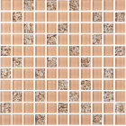 Стеклянная мозаика Kotto Ceramica GM 8003 C2 Beige gold S1/Beige white/ 300х300х8 (25х25)