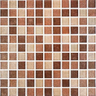 Стеклянная мозаика Kotto Ceramica GM 8007 C3 Brown Dark/Brown Gold/Brown Brocade 300х300х8 (25х25)
