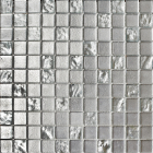 Стеклянная мозаика серебро Kotto Ceramica GM 825023 C2 Mirror/S7 300х300х8 (25х25)