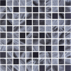 Скляна мозаїка Kotto Ceramica GMP 0425005 С2 print 3/Black mat 300x300х4 (25х25)