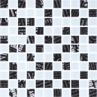 Стеклянная мозаика Kotto Ceramica GMP 0425048 С2 print 45/white 04 300x300х4 (25х25) (слова)