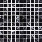 Стеклянная мозаика Kotto Ceramica GMP 0425049 С2 print 45/black 00 300x300х4 (25х25) (слова)