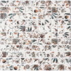 Стеклянная мозаика Kotto Ceramica GMP 0425061 С print 59 300x300x4 (25х25) (растительные узоры)