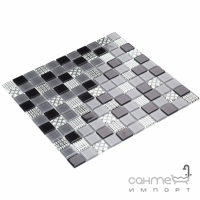 Скляна мозаїка Kotto Ceramica GM 4052 C3 Cobalt d/Cobalt m/Structure 300х300х4 (25х25)