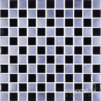 Скляна мозаїка під металл Kotto Ceramica GM 8008 CC Black/Ceramik Black/ 300х300х8 (25х25)