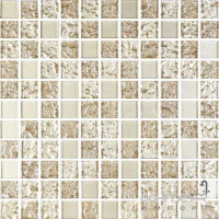 Скляна мозаїка Kotto Ceramica GM 8018 C2 Gold Sand S1/Gold Ambra/ 300х300х8 (25х25)