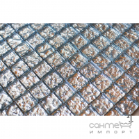 Стеклянная мозаика серебро Kotto Ceramica GM 825022 C Mirror S1 300х300х8 (25х25)