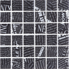 Стеклянная мозаика Kotto Ceramica GMP 0448048 С print 45 300x300х4 (48х48) (слова)