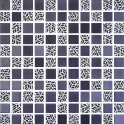 Скляна мозаїка Kotto Ceramica GMP 0825010 С2 print 10/black mat 300x300х8 (25х25)