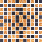 Стеклянная мозаика Kotto Ceramica GMP 0825015 С2 print 13/black mat 300x300х8 (25х25) (медовые соты)