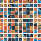 Стеклянная мозаика Kotto Ceramica GMP 0825020 С print 20    300x300х8 (25х25) (перья)