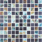 Стеклянная мозаика Kotto Ceramica GMP 0825045 С2 print 42/black mat 300x300х8 (25х25)