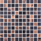 Скляна мозаїка Kotto Ceramica GMP 0825050 С2 print 46/black mat 300x300х8 (25х25) (дерево)