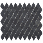 Керамогранитная мозаика под камень Kotto Ceramica MI7 30500306C Nero 300x300х10 (ромб 30x50)