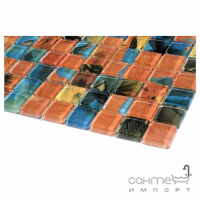 Стеклянная мозаика Kotto Ceramica GMP 0825020 С print 20    300x300х8 (25х25) (перья)