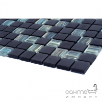 Скляна мозаїка Kotto Ceramica GMP 0825041 С2 print 40/black mat 300x300х8 (25х25) (дерево)