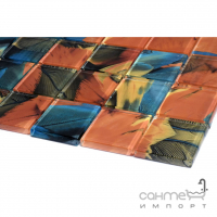 Скляна мозаїка Kotto Ceramica GMP 0848020 С print 20 300x300х8 (48х48) (пір'я)