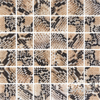 Стеклянная мозаика Kotto Ceramica GMP 0848037 С print 38   300x300х8 (48х48) (змеиная кожа)