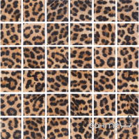 Стеклянная мозаика Kotto Ceramica GMP 0848042 С print 41   300x300х8 (48х48) (леопард)