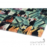 Стеклянная мозаика Kotto Ceramica GMP 0848047 С print 44  300x300х8 (48х48) (цветы)