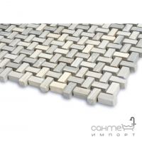 Керамогранитная мозаика под камень Kotto Ceramica MI7 10200402C Grigio Freddo 300x300х10 (прямоугольник 10x20)