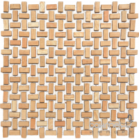 Керамогранитная мозаика под камень Kotto Ceramica MI7 10200411C Dorato 300x300х10 (прямоугольник 10x20)